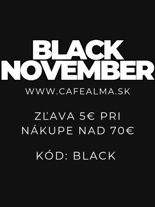 www.cafealma.sk #black #zľava #zlavovykod #zľavovýkód #blackfriday #kava