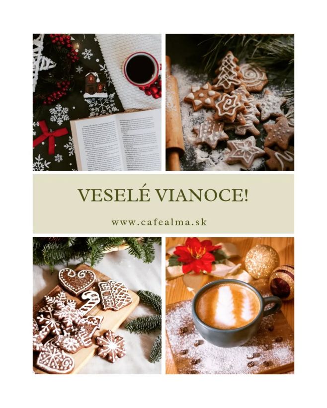 Pokojné a čarovné! www.cafealma.sk #vianoce2025